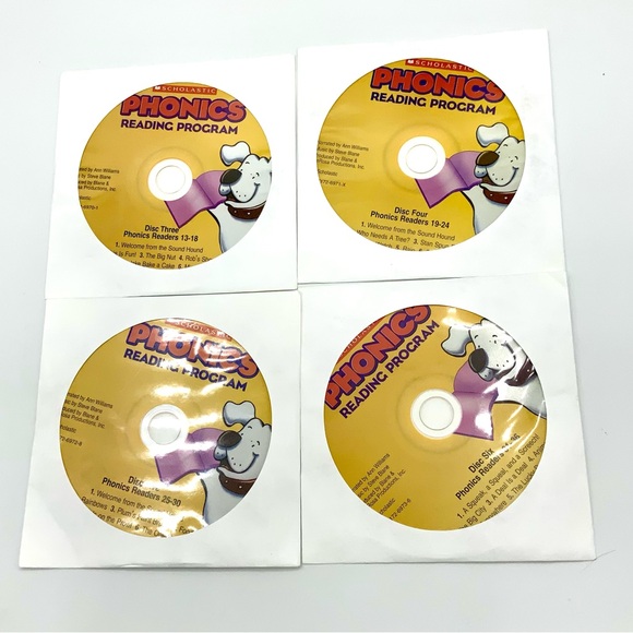 Scholastic Phonics Reading Cds Childrens Audiobook Readers Homeschool Curriculum - Picture 2 of 4